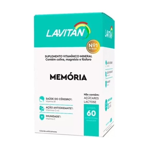 Lavitan Memória 60 Comprimidos