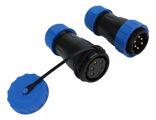 Conector Circular De Enchufe, Impermeable, 380v, 45a, Soldad