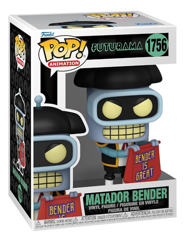 Futurama Funko Pop Matador Bender 1756