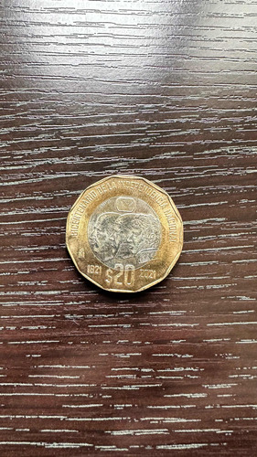 Moneda 20 Pesos - Bicentenario De La Independencia Nacional