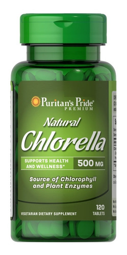 Puritan's Pride | Natural Chlorella | 500mg | 120 Tablets