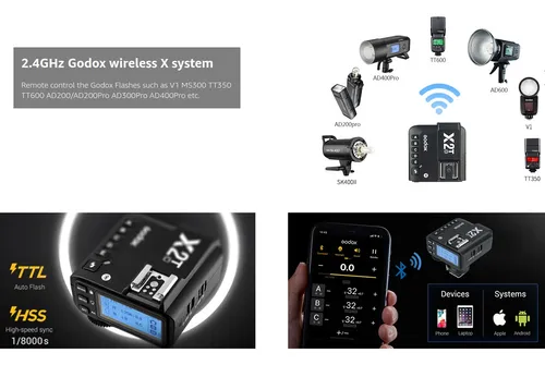 Godox X2ts Sony - Ttl Wireless Flash Trigger - Bt - Android