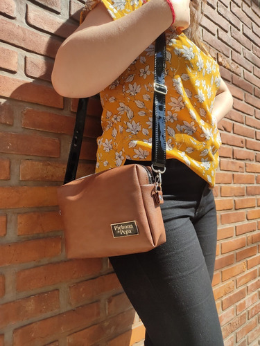 Cartera Bandolera - Modelo Elvira Suela Oscuro