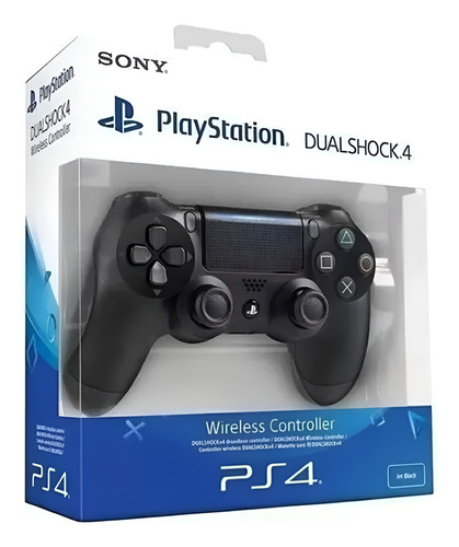 Joystick Para Ps4 Inalámbrico Genérico Incluye Cable Negro
