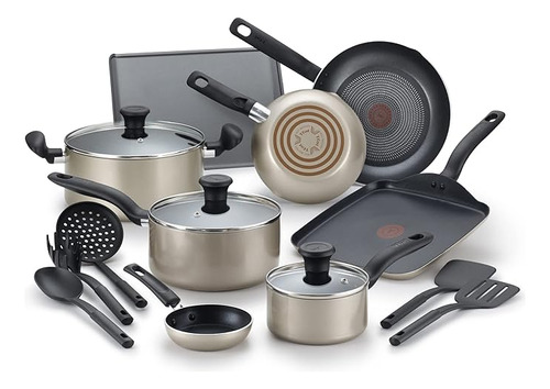 T-fal - Champán Antiadherente Culinare, 16 Unidades Juego