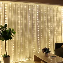 Comprar Cortina Lluvia 280 Led Fiesta Decoración Eventos 3x2 Efectos