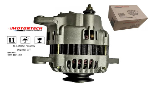 Alternador Tico Matiz (spark Qq X1 Arauca Cambiar Polea)