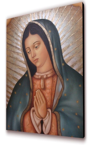 Cuadro 50x30cms Decorativo Virgen De Guadalupe+envío Gratis