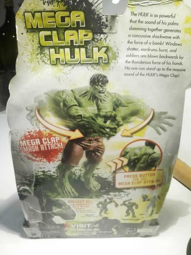 Increíble Hulk Mega Clap Attack. Movie 2008