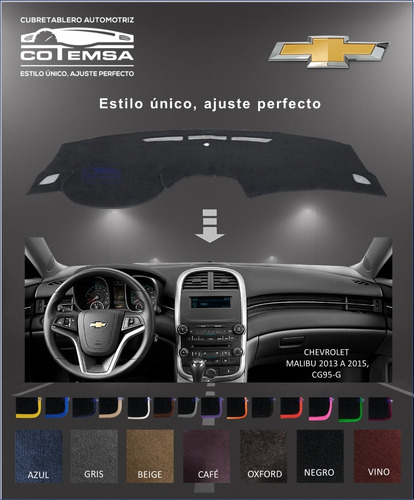 Cubretablero Aut. Chevrolet Malibu De 2013 A 2015, Cg95-g