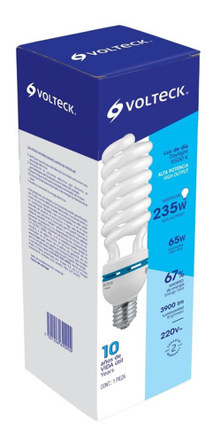 Lampara Foco 65 W Espiral Base Mogul E39 Luz Dia