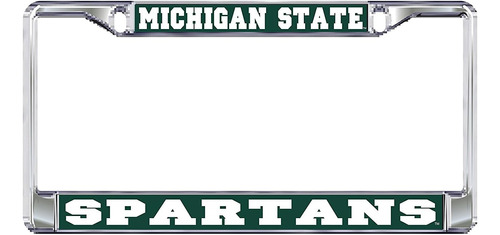 Msu Ncaa Michigan State University Spartans Chrome Lice...