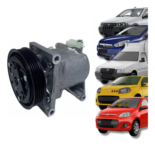 Compressor Ar Calsonic Fiat Palio Fire, Uno, Novo Uno Novo