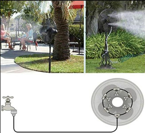 Kit De Niebla De Refrigeración Con Ventilador De 26 Pies