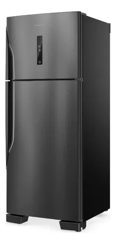 Refrigerador Panasonic 446l Black Inox Look Nr-bt58pv3b Black Inox