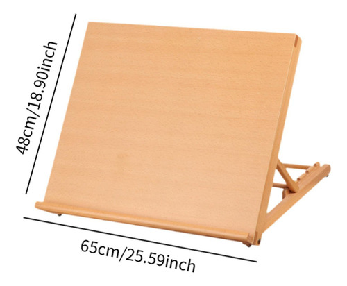 Tablero De Dibujo Con Caballete De De Escritorio Con Soporte