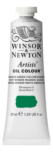 Oleo Winsor And Newton Profesional Serie 2 Artist Oil 37ml Color del óleo Verde Winsor (tono amarillo) 721