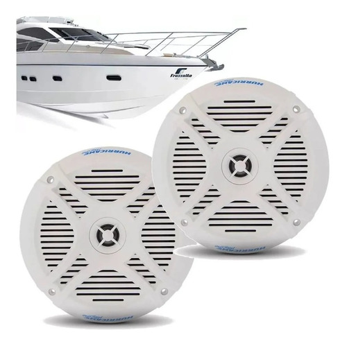 Par Alto Falante 6 Náutico Hurricane Mr65.2 Coaxial 250w Par