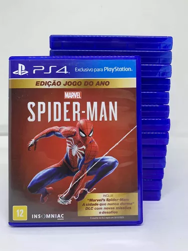 Jogo Spider Man - Ps4 Mídia Física