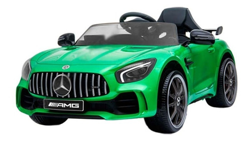 Auto Mercedes Benz Amg Gtr Eléctrico Verde Original Niño