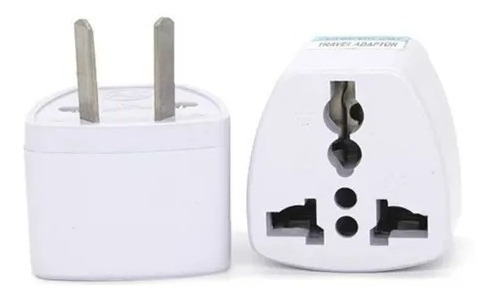 Adaptador Europeo Americano 3 Pines 2 Unidades