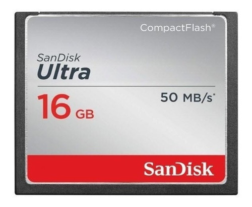 Memoria Sandisk Flash 16 Gb Compac Ultra 50mb/s 