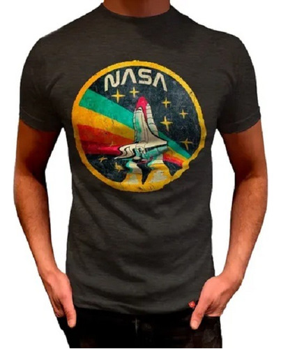 Remera Hombre/mujer Nasa Retro ! 418 Eikeel Originales!