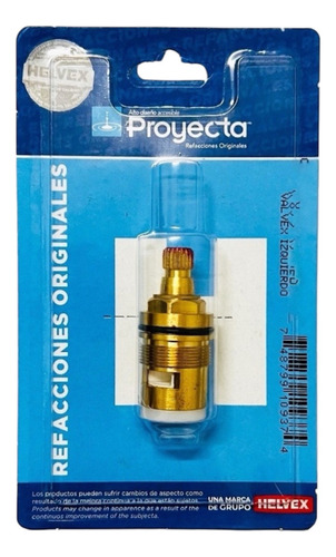 Cartucho Proyecta Cerámico Paquete De 1 Pz Der Y 1 Pz Izq Dorado Oscuro Brillante