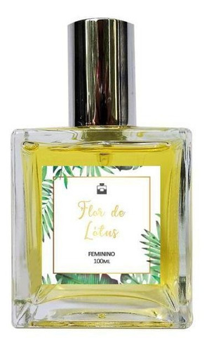 Perfume Feminino Natural Flor De Lótus Essência do Brasil 100ml