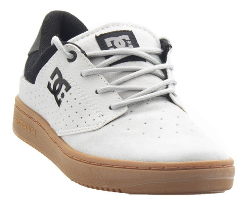 Zapatilla Dc Shoes Modelo Plaza Tc Ss Gris Tiza Marrón Nueva