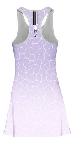 Imagem 6 de 6 de Vestido Beach Tennis C/ Shorts Lilás Beachwear