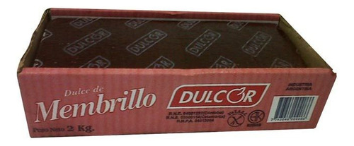 Dulcor Dulce De Membrillo Cajon X 2 Kg