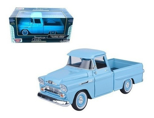 Chevy Fleetline Pickup 1958 Auto De Colección Escala 1:24