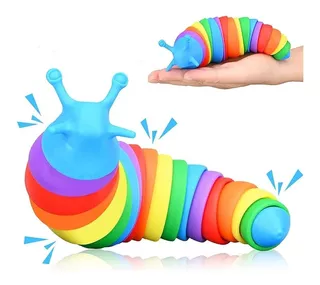 Juguete Fidget Toy Antiestres Para Niños Encastrable Oruga