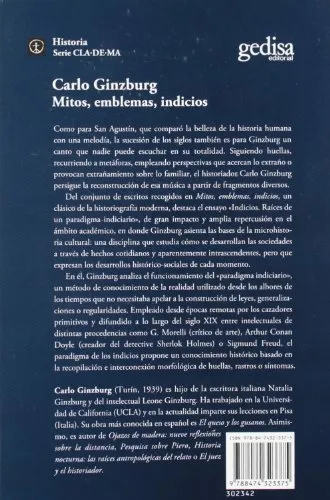 Libro : Mitos, Emblemas E Indicios Morfologia E Historia -.