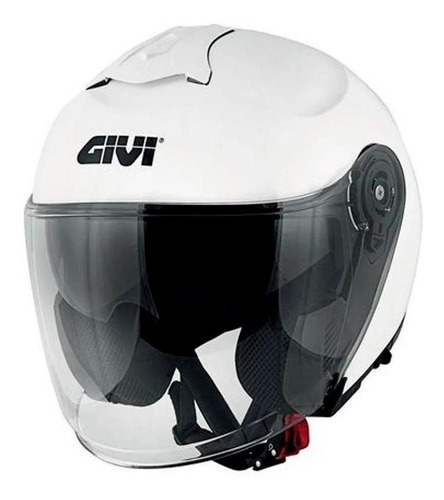 Capacete Moto Aberto Givi X22 Planet Branco Solid @# Tamanho do capacete 63(XXL)