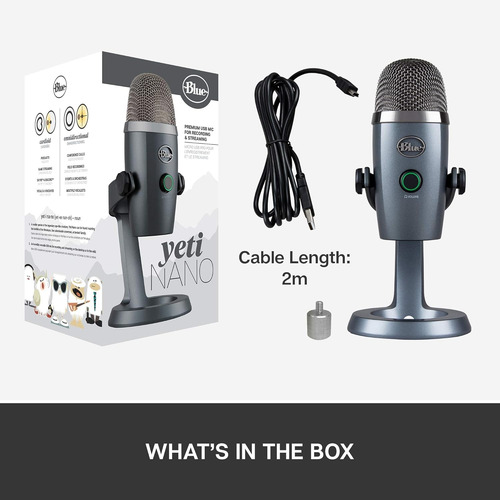 Microfono Logitech Blue Yeti Nano