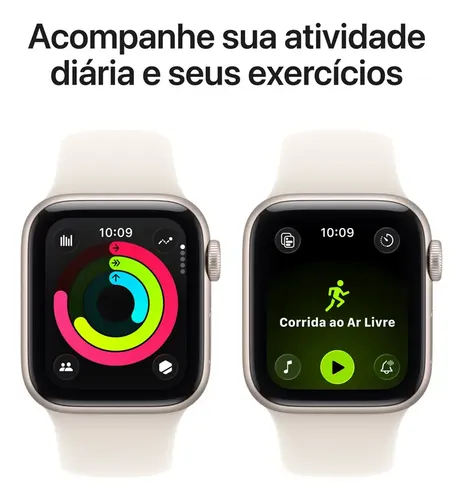 Apple Watch Se 3 40mm Gps Starlight Sb P/m | Parcelamento sem juros