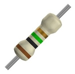 Resistor 1m 1/4w 5% - Pct 100 Pçs
