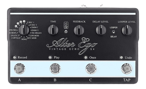 Pedal Tc Electronic Alter Ego X4 Vintage-echo-delay