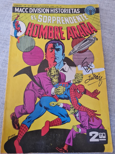 El Hombre Araña Macc Division N19 Portada Jl Duran Revista