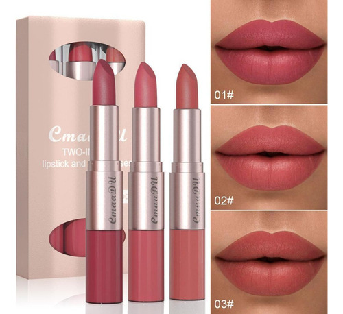 Cmaadu 3 En Lápiz Labial Y Lápiz Labial
