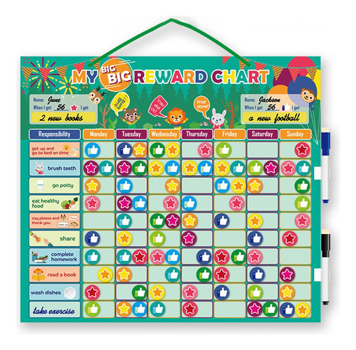 Tabla De Tareas Para Niños, Recompensa El Comportamiento, Am
