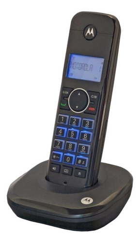 Teléfono Motorola  550ID inalámbrico - color negro