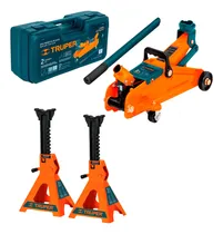 Comprar Gato Hidráulico 2t C\u002F Estuche + Torres De 3 Toneladas Truper