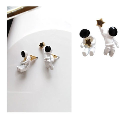 Aretes Moda Mujer Aretes Astronautas