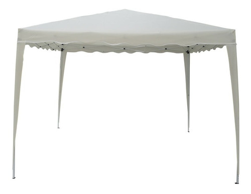 Tenda Praia Gazebo 3x3m Camping Articulado Branco 120fps