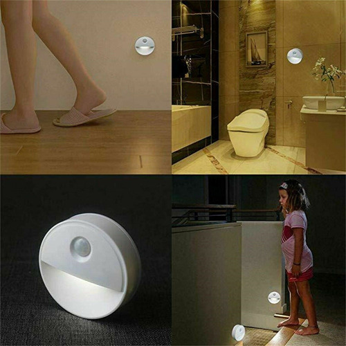 Sensor De Movimiento+led Sensor De Luz Nocturna Focos De Esc