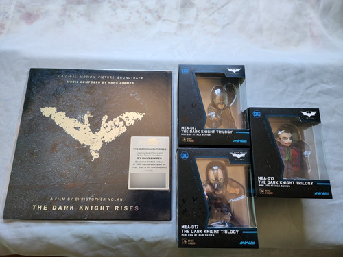 Vinilo Batman The Dark Kinight Rises Ed. Especial Figuras 