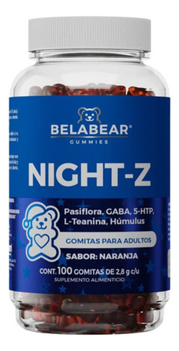 Gomitas Night-z (100 Pzs 2.8g C/u) Belabear Msi